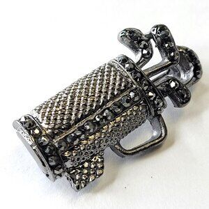Golfers Brooch Pin